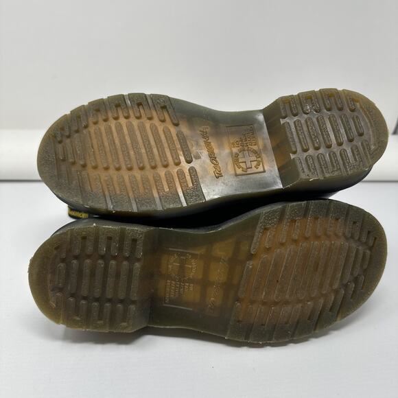 Dr Doc Martens Boots Womens 5 Black 1460 Pascal Soft Leather Combat - Picture 4 of 9